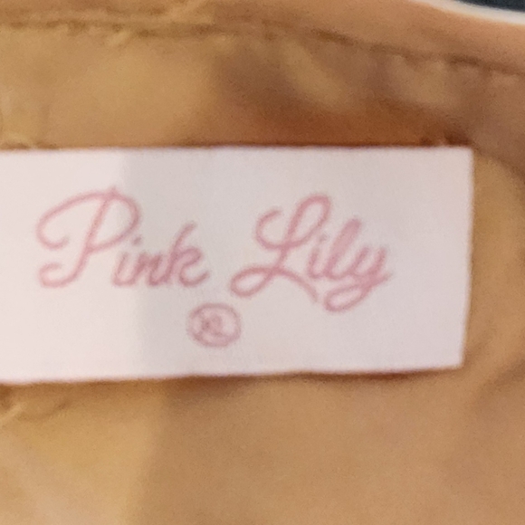 Brand new Pink Lily Gold with white heart sequin mini skirt size XL - Picture 4 of 4